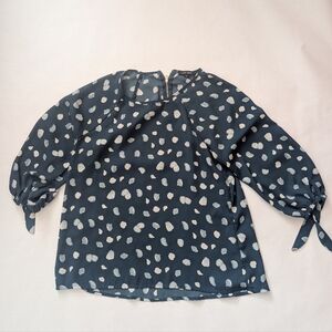 Green dot dress shirt 3/4 length sleeves size small